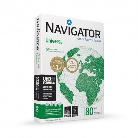 Papel 080gr Fotocopia A3 Navigator Premium 1x500Fls 1801030/UN