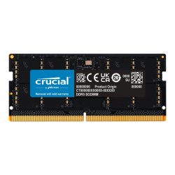 Crucial - DDR5 - módulo - 32 GB - SO DIMM 262-pinos - 4800 MHz / PC5-38400 - CL40 - 1.1 V - unbuffered - sem ECC CT32G48C40S5