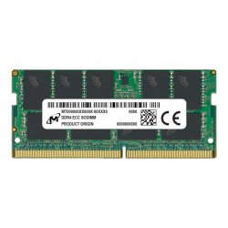 Micron - DDR4 - módulo - 32 GB - SO DIMM 260-pinos - 3200 MHz / PC4-25600 - CL22 - 1.2 V - unbuffered - ECC MTA18ASF4G72HZ-3G2R