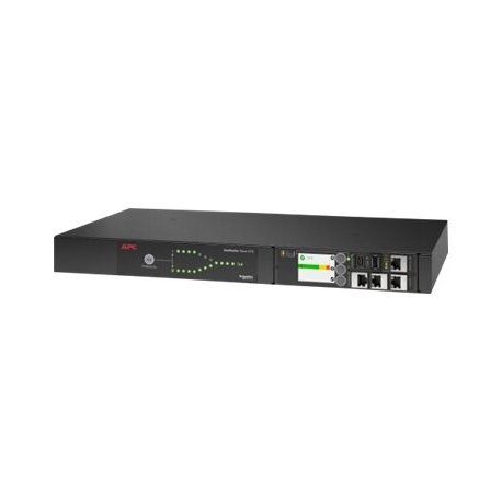 APC - Interruptor de transferência automático (montável em bastidor) - AC 230 V - 3840 VA - 1 fase - USB, Ethernet 10/100/1000 