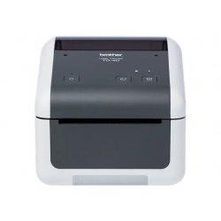 Brother TD-4210D - Impressora de etiquetas - térmico direto - Rolo (11,8 cm) - 203 dpi - até 127 mm/ s - USB 2.0, serial - cinz