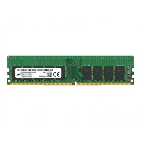 Micron - DDR4 - módulo - 16 GB - DIMM 288-pin - 3200 MHz / PC4-25600 - CL22 - 1.2 V - unbuffered - ECC MTA18ASF2G72AZ-3G2R1R