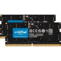 Crucial - DDR5 - kit - 48 GB: 2 x 24 GB - SO DIMM 262-pinos - 5600 MHz / PC5-44800 - CL46 - 1.1 V - on-die ECC - preto CT2K24G5