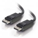 C2G 3ft Ultra High Definition DisplayPort Cable with Latches - 8K DisplayPort Cable - M/M - Cabo DisplayPort - DisplayPort (M) 