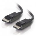 C2G 10ft Ultra High Definition DisplayPort Cable with Latches - 8K DisplayPort Cable - M/M - Cabo DisplayPort - DisplayPort (M)