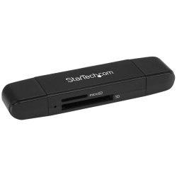 StarTech.com USB Memory Card Reader - USB 3.0 SD Card Reader - Compact - 5Gbps - USB Card Reader - MicroSD USB Adapter (SDMSDRW