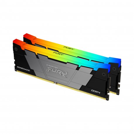 Kingston FURY Renegade RGB - DDR4 - kit - 32 GB: 2 x 16 GB - DIMM 288-pin - 3600 MHz / PC4-28800 - CL16 - 1.35 V - unbuffered -