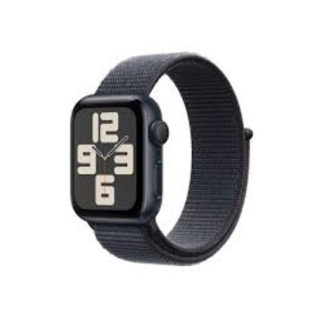 Apple Watch SE (GPS) - 2.ª geração - 40 mm - alumínio meia-noite - relógio inteligente Com fita desportiva - nylon macio de cam