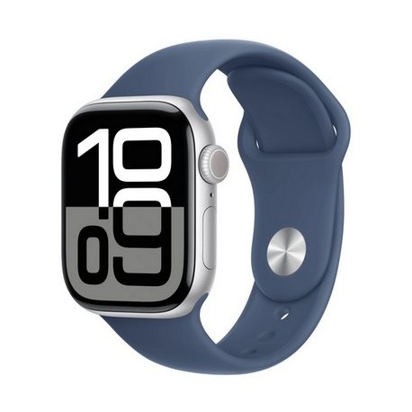 Apple Watch SE (GPS + Cellular) - 2.ª geração - 44 mm - alumínio prata - relógio inteligente Com banda de desporto - fluoroelas