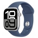 Apple Watch SE (GPS + Cellular) - 2.ª geração - 44 mm - alumínio prata - relógio inteligente Com banda de desporto - fluoroelas