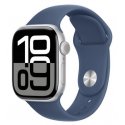 Apple Watch Series 10 (GPS + Cellular) - 42 mm - alumínio prata - relógio inteligente Com banda de desporto - fluoroelastómero 