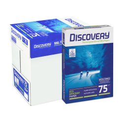 Papel 075gr Fotocopia A3 Discovery 5x500Folhas 1801105