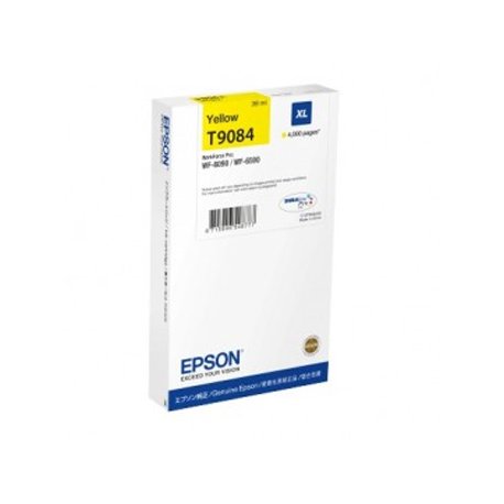 Tinteiro Epson T9084 Amarelo C13T908440 39ml 4000 Pág. EPSC13T908440