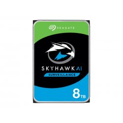 Seagate SkyHawk AI ST8000VE001 - Disco rígido - 8 TB - interna - 3.5" - SATA 6Gb/s - buffer: 256 MB - com 3 anos de Recuperação