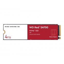 WD Red SN700 WDS400T1R0C - SSD - 4 TB - interna - M.2 2280 - PCIe 3.0 x4 (NVMe) WDS400T1R0C-68BDK0