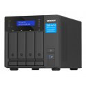 QNAP TVS-H474 - Servidor NAS - 4 baias - SATA 6Gb/s - RAID (expansão de disco rígido) JBOD, RAID 0, 1, 5, 6, 10, TM, RAID TP - 