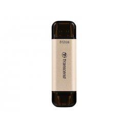 Transcend JetFlash 930C - Drive flash USB - 256 GB - USB 3.2 Gen 1 / USB-C - ouro TS256GJF930C