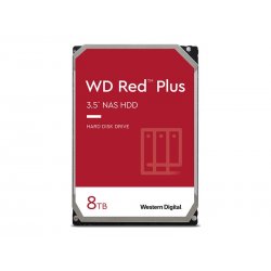 WD Red Plus WD80EFPX - Disco rígido - 8 TB - interna - 3.5" - SATA 6Gb/s - 5640 rpm - buffer: 256 MB WD80EFPX