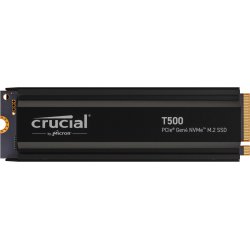 Crucial T500 1TB NVMe SSD w/heatsink CT1000T500SSD5