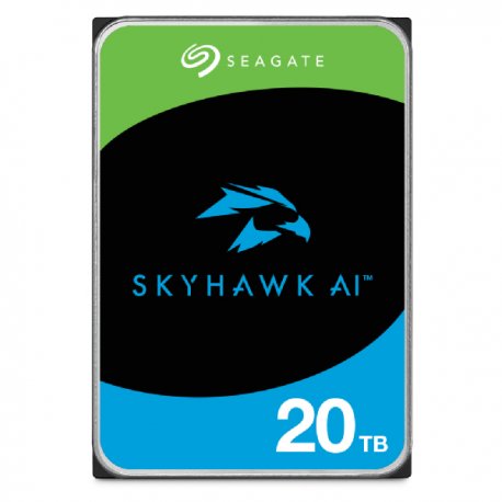 Seagate SkyHawk AI ST12000VE003 - Disco rígido - 12 TB - interna - 3.5" - SATA 6Gb/s - buffer: 512 MB - com 3 anos de Recuperaç