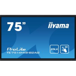 iiyama ProLite TE7514MIS-B2AG - 75" Classe Diagonal ecrã LCD com luz de fundo LED - sinalização digital interativa - com touchs