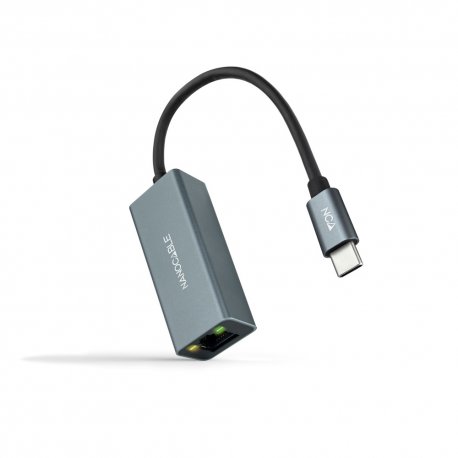 Adaptador USB-C para Ethernet Gigabit Cinza NAN10.03.0406