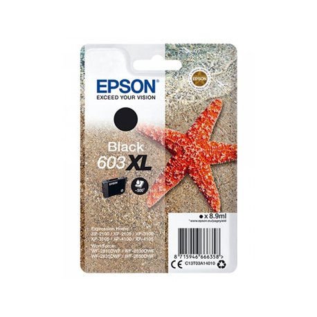 Tinteiro Epson 603XL Preto C13T03A14010 8,9ml EPSC13T03A14010