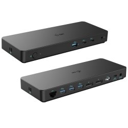 Docking Station i-tec USB-C 3x Display 4K Gen2 Pro com alimentação até 100W - s/Carregador C31TRIPLEDOCKPDPRO2