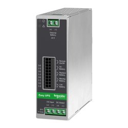 Schneider Electric Easy UPS - UPS (trilho DIN montável) - 10A - DC 24 V - 240 Watt - sem baterias - conectores de saída: 1 - ci