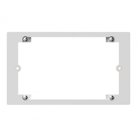 VISION Techconnect Modular AV Faceplate - LIFETIME WARRANTY - Double-Gang Flush Mount UK Mudring - flush mount mudring for holl