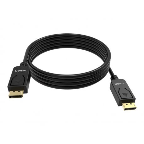 VISION Professional installation-grade DisplayPort cable - LIFETIME WARRANTY - version 1.2 4K - gold connectors - supports 1 mb