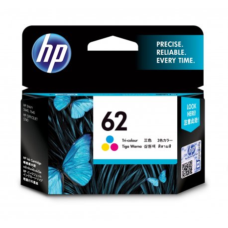 HP 62 - 4.5 ml - cor (ciano, magenta, amarelo) - original - tinteiro - para ENVY 55XX, 56XX, 76XX, Officejet 200, 250, 57XX, 80