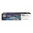 HP 981X - 116 ml - Alto Rendimento - amarelo - original - PageWide - tinteiro - para PageWide Enterprise Color MFP 586, PageWid