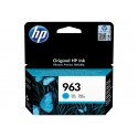 HP 963 - 10.74 ml - azul cyan - original - Officejet - tinteiro - para Officejet Pro 9010, 9012, 9014, 9015, 9016, 9019, 9020, 