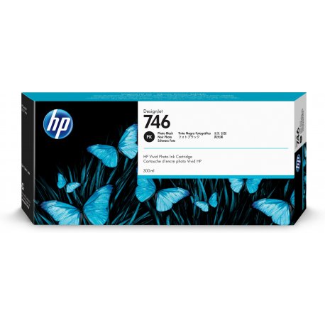 HP 746 - 300 ml - preto foto - original - DesignJet - tinteiro - para DesignJet Z6, Z6dr, Z9+, Z9+dr P2V82A