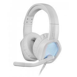 Auscultadores MARS GAMING MH320 RGB HEADPHONES+MIC, HIFI, NOISE CANCEL, MULTIPLATFORM, WHITE MH320W