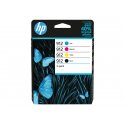 HP 912 - Pack de 4 - preto, amarelo, azul cyan, magenta - original - tinteiro - para Officejet 80XX, Officejet Pro 80XX 6ZC74AE