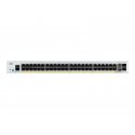 Cisco Catalyst 1000-48P-4X-L - Interruptor - Administrado - 24 x 10/100/1000 (PoE+) + 24 x 10/100/1000 + 4 x 10 Gigabit SFP+ (u