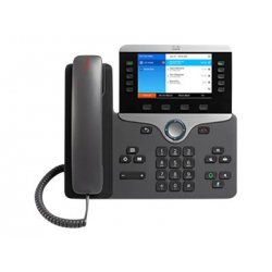 Cisco IP Phone 8841 - Telefone VoIP - SIP, RTCP, RTP, SRTP, SDP - 5 linhas CP-8841-3PCC-K9