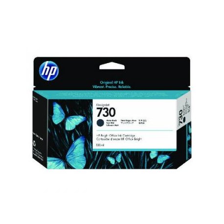 Tinteiro HP 730 Preto Matte P2V65A 130ml HPP2V65A