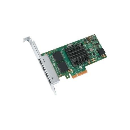 Intel Ethernet Server Adapter I350-T4 - Adaptador de rede - PCIe 2.1 x4 baixo perfil - 1000Base-T x 4 I350T4V2BLK