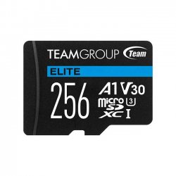 Micro SD Team Group 256GB ELITE UHS-I U3 V30 A1 c/adap.100R/50W TEAUSDX256GIV30A103