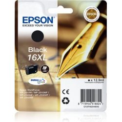 Tinteiro EPSON 16 Preto XL - WF-2010/251xx/26xx/27xx C13T16314012