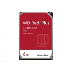 WD Red Plus WD60EFPX - Disco rígido - 6 TB - interna - 3.5" - SATA 6Gb/s - 5400 rpm - buffer: 256 MB WD60EFPX