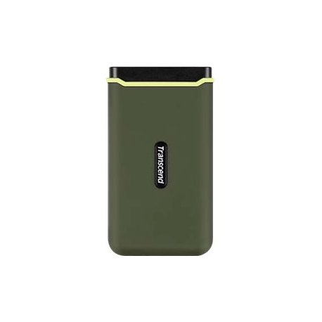 Transcend ESD380C - SSD - 2 TB - externa (portátil) - USB 3.2 Gen 2x2 - verde militar TS2TESD380C