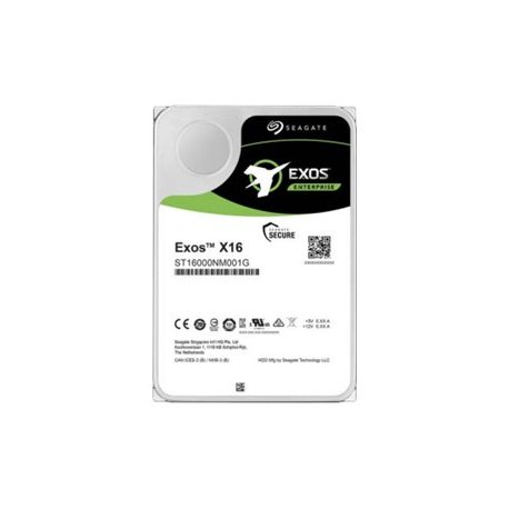 Seagate Exos X16 ST14000NM004G - Disco rígido - encriptado - 14 TB - interna - SAS 12Gb/s - 7200 rpm - buffer: 256 MB - Self-En