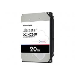 WD Ultrastar DC HC560 - Disco rígido - 20 TB - interna - 3.5" - SAS 12Gb/s - 7200 rpm - buffer: 512 MB 0F38652