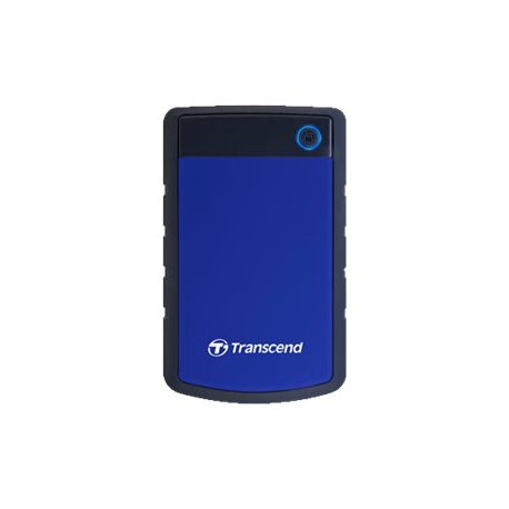 Transcend StoreJet 25H3 - Disco rígido - 4 TB - externa (portátil) - 2.5" - USB 3.1 Gen 1 - 256-bits AES - azul marinho TS4TSJ2