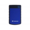 Transcend StoreJet 25H3 - Disco rígido - 4 TB - externa (portátil) - 2.5" - USB 3.1 Gen 1 - 256-bits AES - azul marinho TS4TSJ2