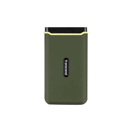 Transcend ESD380C - SSD - 1 TB - externa (portátil) - USB 3.2 Gen 2x2 - verde militar TS1TESD380C